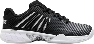 K-Swiss Womens Hypercourt Express 2 Shoes In Black/white/silvr