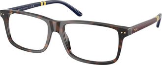 Polo Ralph Lauren Optical Frame - Heren - Brillen - Bruin - 55 MM - Accessoires