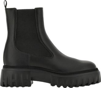 Hogan Chelsea Boots met Profielzool - Dames - Chelseaboots - Zwart - 37 EU - Schoenen