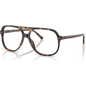 Ray-Ban 56mm Square optical glasses in Tortoise at Nordstrom