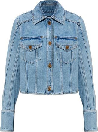 Balmain Denim Jacket - Dames - Spijkerjassen - Blauw - S - Denim - Jassen