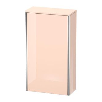 Duravit Armario De Media Altura Duravit Xsquare 50.0x23.6 Cm, 1 Puerta, Colgado A La Izquierda, 2 Estantes De Vidrio Xs1303l, Color (frente/cuerpo): Perla De 