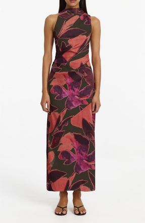 Significant Other Rumer Maxi Dress in Chocolate Floral at Nordstrom, Size 10