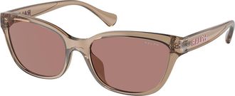 Ralph Lauren RA5307U 612073 Womens Sunglasses Brown Size 55