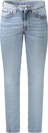 Calvin Klein Jeans, Heren, Blauw, W28 L32, Katoen, Lichtblauwe Katoenen Jeans & Pant