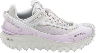 Moncler White Lace-up Sneakers