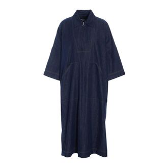 Bitte Kai Rand Midi Dresses, female, Blue, Size: L Kurai Oversize Shirt Dress