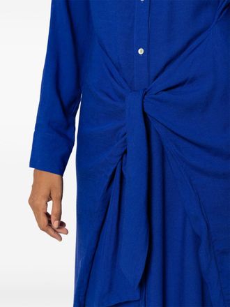 ワンピース Max Mara ALLER - Denim-effect chemise dress Max Mara Maxmara Women Aller - Denim-effect Chemise Dress In