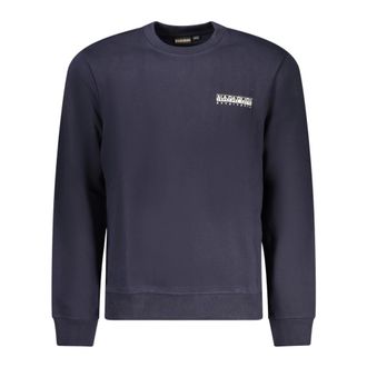 Napapijri Sweatshirts, male, Blue, Size: XL Long Sleeve Sweatshirt