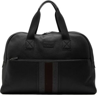 Gucci Pre-owned Gucci Web Leather Travel Bag Unisex V24UGPK7CWRO6EUJ