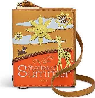 Radley London Stories Of Summer Small Flapover Crossbody Bag in Pecan at Nordstrom