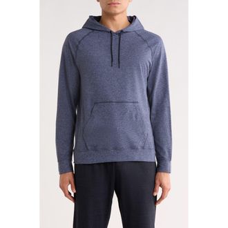 Reigning Champ Recovery Brushed Jersey Hoodie in Heather Navy at Nordstrom Rack, Size Medium