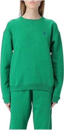 Polo Ralph Lauren Groene Relaxte Sweatshirt - Dames - Sweatshirts - Groen - L - Hoodies & sweatvesten