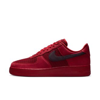 Nike Mens Air Force 1 07 LV8 Shoes in Red | II9807-600