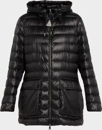Moncler Jasmin Hooded Short Down Parka