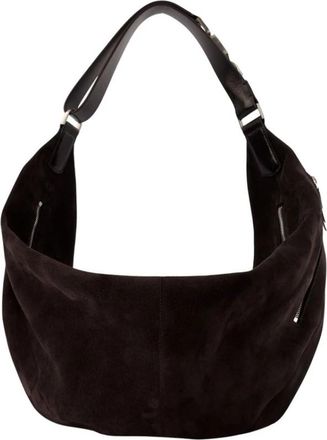 Christophe Lemaire Grote Kwal Clip Tas - unisex - Schoudertassen - Bruin - ONE Size - Leer - Tassen