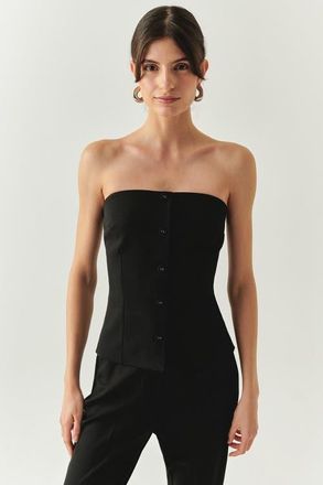 Exquise Baylee Strapless Bustier in Black at Nordstrom, Size X-Small
