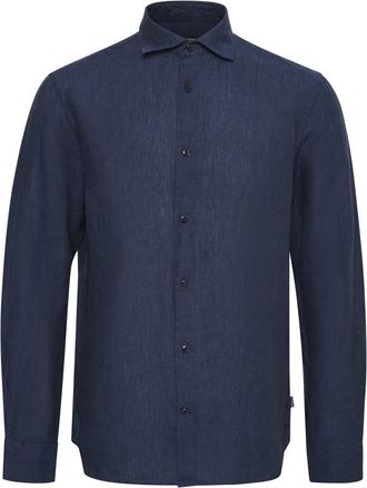 Matinique Hemd - Heren - Casual Overhemden - Blauw - L - Overhemden