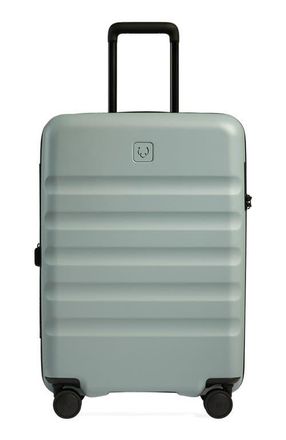 Antler Icon Stripe Medium Suitcase in Mist Blue at Nordstrom