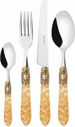 Bugatti Conjunto De 24 Piezas En La Galer&iacute;a De La Caja Paragliuzze Oro Transparente Oxford Ghiera Dorata Bugatti