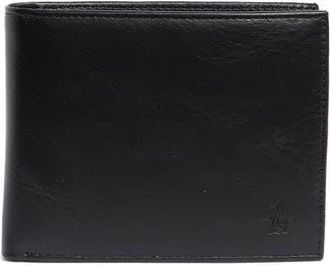Original Penguin Bifold Leather ID Wallet in Blk at Nordstrom Rack