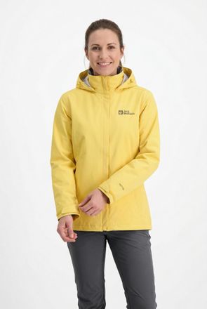 Jack Wolfskin Outdoorjacke JACK WOLFSKIN TRAILTIME 2L JKT W, Damen, Gr. XXL, lemon ice, Obermaterial: 100% Polyester, Jacken Outdoorjacke, Wasserdicht, winddicht, a