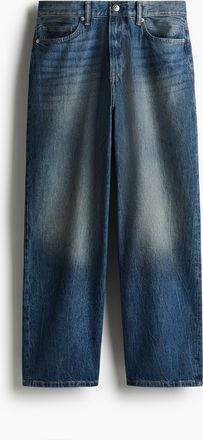 H&M Baggy Jeans - Dunkles Denimblau