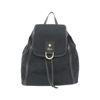 Gucci Pre-owned Backpacks, female, Black, Size: ONE SIZE Pre-owned Canvas Backpack