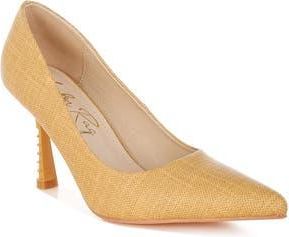 London Rag Zuzana Pointed Toe Pump in Beige at Nordstrom Rack, Size 6.5