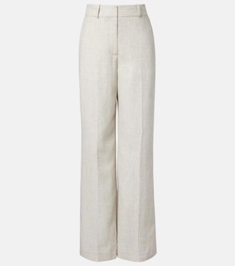 Joseph Arven linen and cotton straight pants