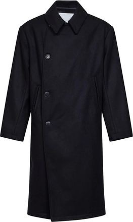 Costumein Single-Breasted Coat - Heren - Mantel - Blauw - M - Jassen