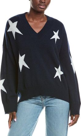 Brodie Starlight V-Neck Cashmere Sweater