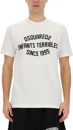Dsquared2 Logo Print T-Shirt-Uomo