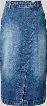 b.young B.Young Jeansrock in Wickel-Optik Modell LARA in Dunkelblau, Gr&ouml;&szlig;e 36