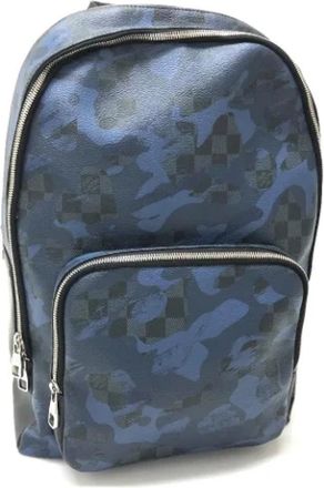 Louis Vuitton Pre-owned Fabric shoulder-bags - Heren - Vintage Rugzakken - Blauw - ONE Size - Vintage