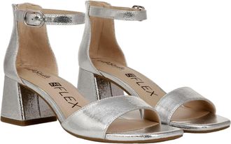 Life Stride Lifestride Cassidy Ankle Strap Dress Sandals Silver I8937S1020 Womens