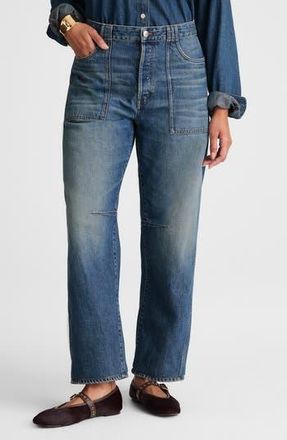 Madewell Curvy Darted Barrel Leg Jeans in Irmo Wash at Nordstrom Rack, Size 31