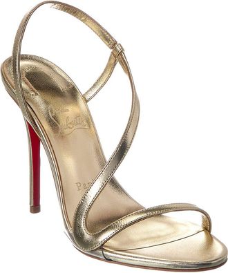 Christian Louboutin Rosa Z 100 Leather Sandal