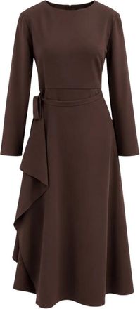 Liviana Conti Vestidos Midi - Dresses - Mujer - Marr&oacute;n - M