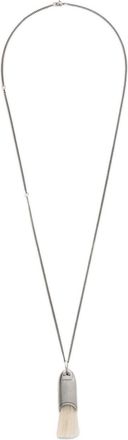 Christophe Lemaire Personal Brush necklace - unisex - Metal - One Size - Silver