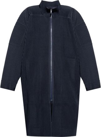 Homme Plissé Issey Miyake Cappotto January - Blu