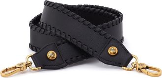 Hobo Leather Whipstitch Bag Strap in Black at Nordstrom
