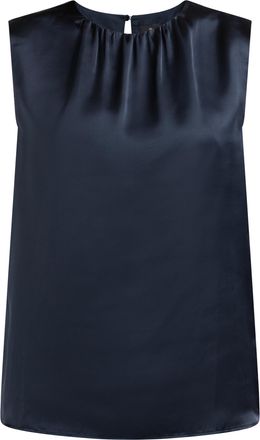 Dreimaster Dreimaster blouse met korte mouwen Dames marine