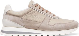 Brunello Cucinelli Leather Sneakers - Mens - Calf Leather/Calf Suede/Rubber