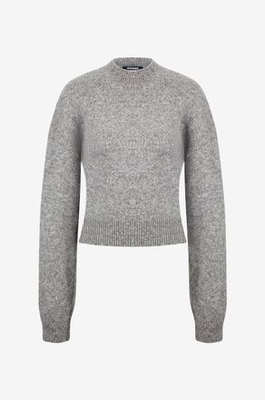 Jacquemus Rundhalspullover aus Alpaka La maille Jacquemus