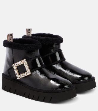 【関税&送料込】Roger Vivier Tres Vivier Ankle Boots In Brow Roger Vivier 
