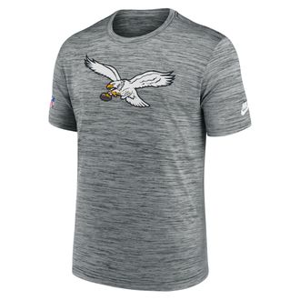 Nike Philadelphia Eagles Sideline Velocity Nike Mens Dri-FIT NFL T-Shirt in Grey | 02ER06GQ86-EJ0