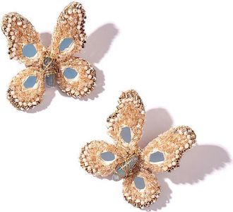 Deepa Gurnani Echo Butterfly Post Earrings