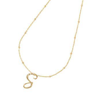 Dower & Hall Gold Vermeil & Diamond Letter Pendants