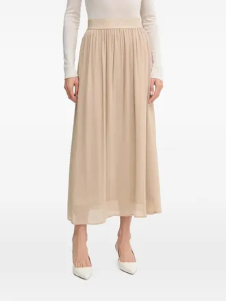 Joop Sumi pleated waistband skirt - Neutrals